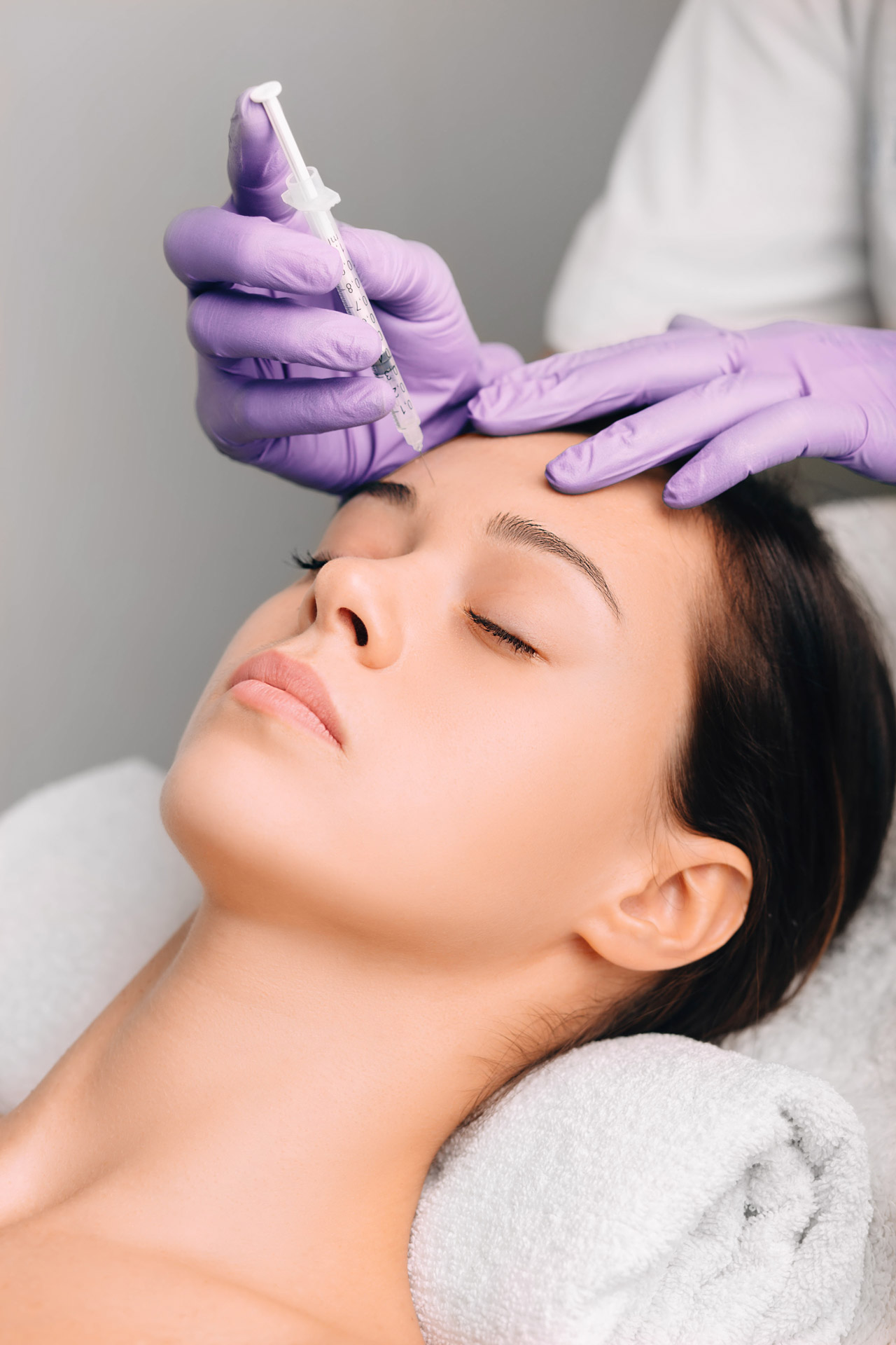 Cometic filler for the forehead